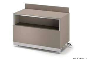 Mobile buffet 130 cm con ruote per esterno