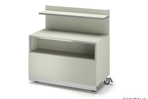 Mobile buffet 130 cm con mensola per esterno